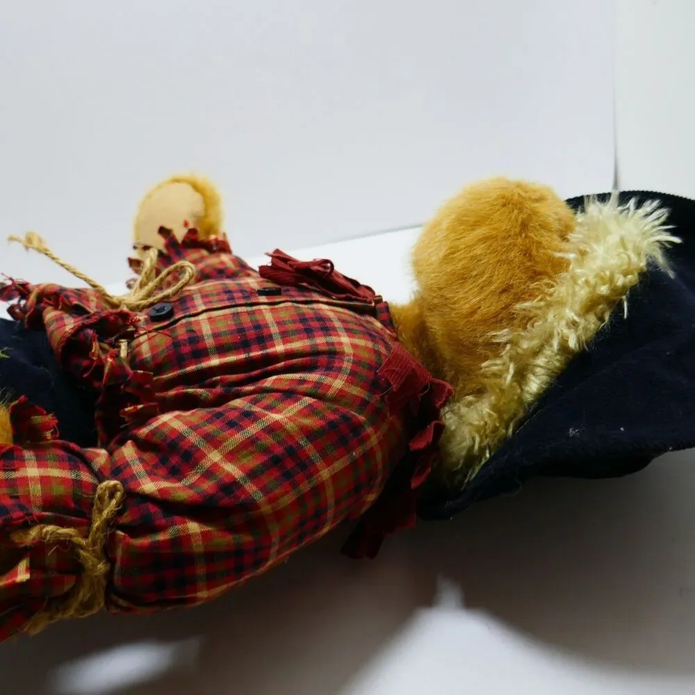 Boyds Bears Roscoe Strawbottom Plush Bear Scarecrow Best Dressed Series 21